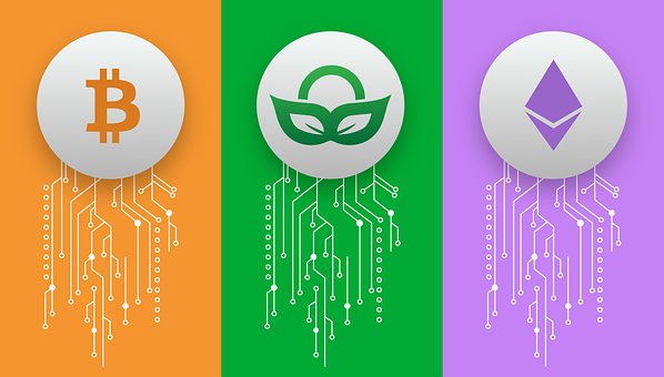 Bitcoin, Ethereum, Kryptovaluta