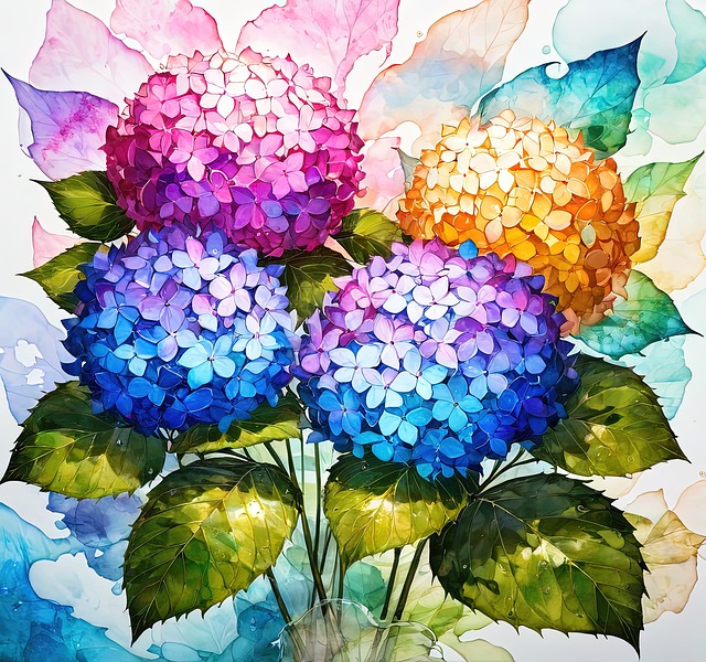 Ai Genereret, Hortensia, Blomster