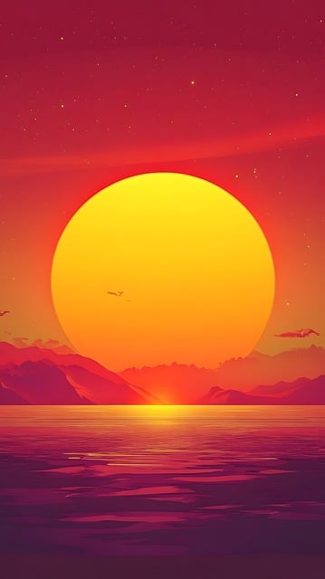 Ai Generiert, Sonnenuntergang, Ozean