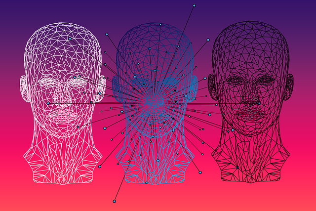Free psychology virtual reality illustration