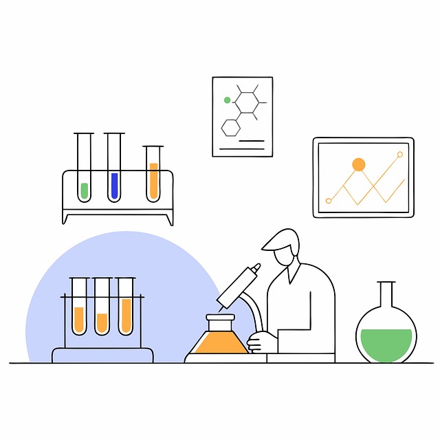 Free ai generated chemistry science illustration