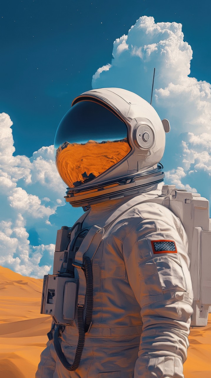 Download free HD stock image of Ai Generated Astronaut Free ai generated astronaut space illustration