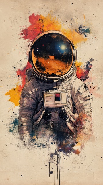 Free Ai Generated Astronaut illustration and picture