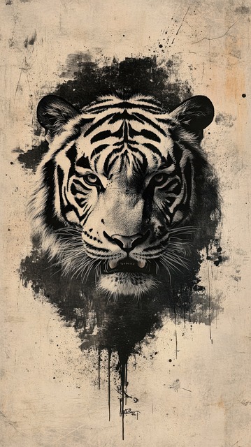 Free Ai Generated Tiger illustration and picture