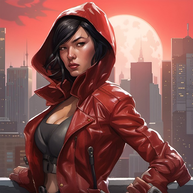 Free ai generated superhero hero illustration