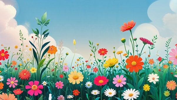 Free Ai Generated Flowers illustration and picture