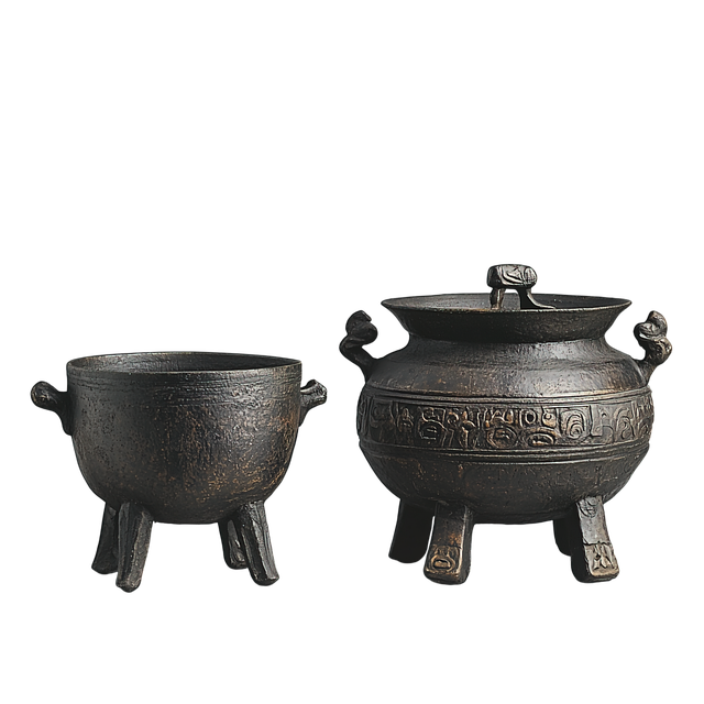 Free ai generated cast iron cauldron vintage cauldron illustration