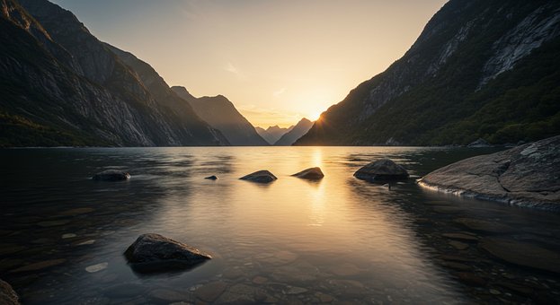 Free Ai Generated Mountains illustration and picture