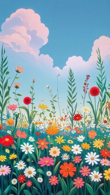Ai Genereret, Eng Blomster, Vildblomster
