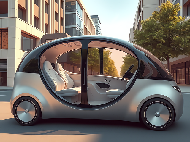 Free ai generated car futuristic illustration
