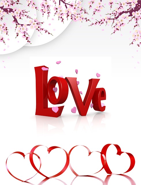 Free Petals Valentine illustration and picture