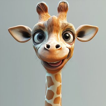 Free Giraffe Animal illustration and picture
