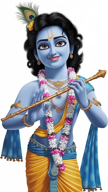 Free ai generated celebration happy janmashtami illustration