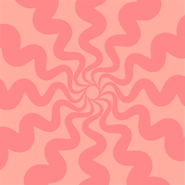 Free waves abstract retro vector