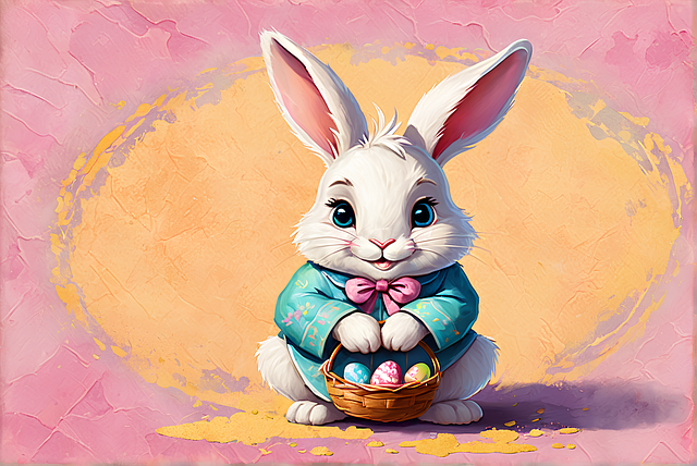 Osterhase, Ostern, Hase, Niedlich