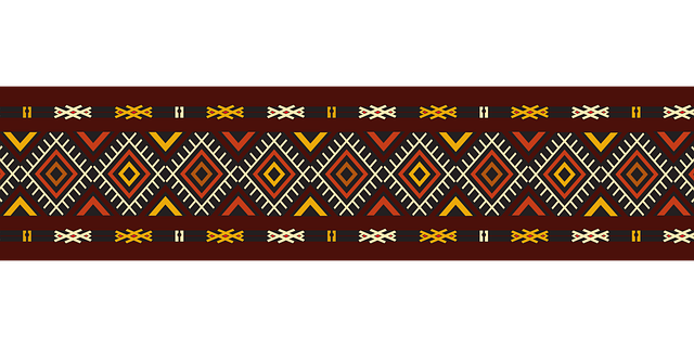 Free carpet ethnic line vector