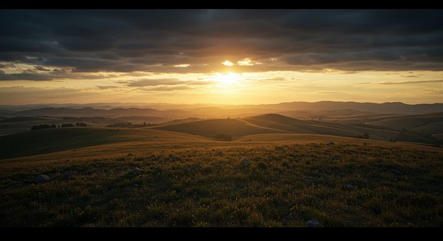 Natuur, Landschap, Bergen, Woud, Bomen