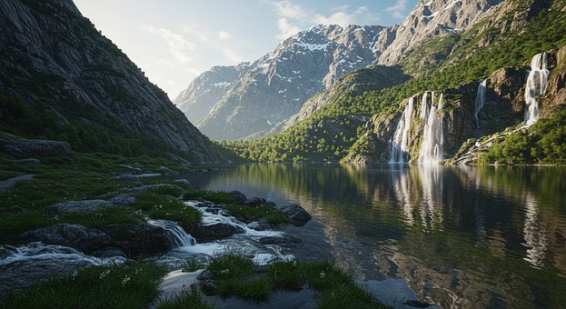 Free Nature Landscape illustration and picture