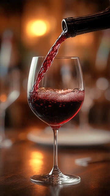 Free ai generated glass wine illustration