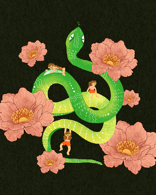 Free lunarnewyearcontest lunarnewyear 2025 illustration