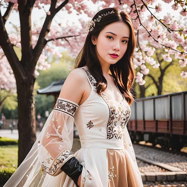 Free woman model asian illustration