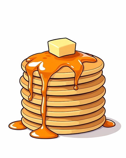 Free ai generated pancakes food illustration