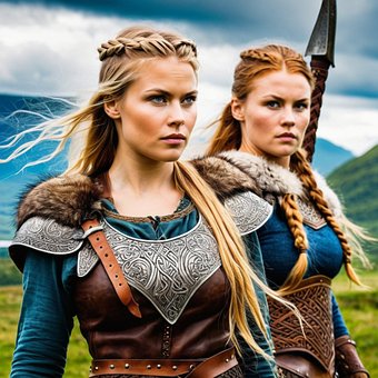 Valkyrie, Vikinger, Skjoldpige, Kvinde