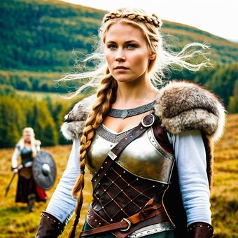 Valkyrie, Vikinger, Skjoldpige, Kvinde