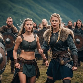 Valkyrie, Vikinger, Skjoldpige, Kvinde