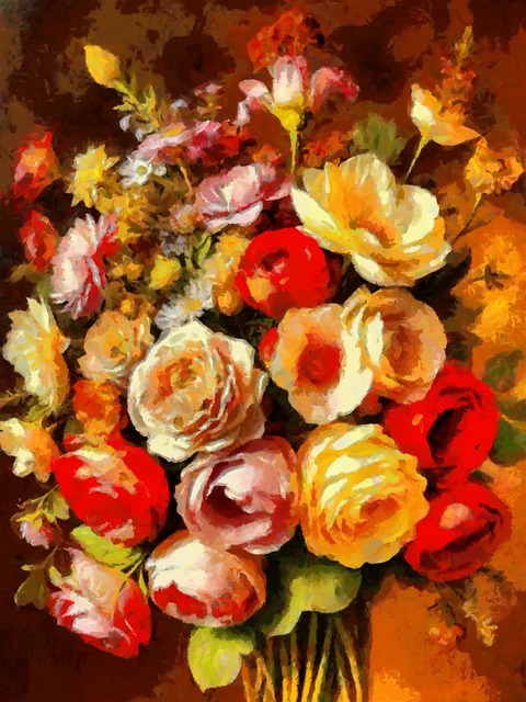 Free Bouquet Flowers illustration and picture