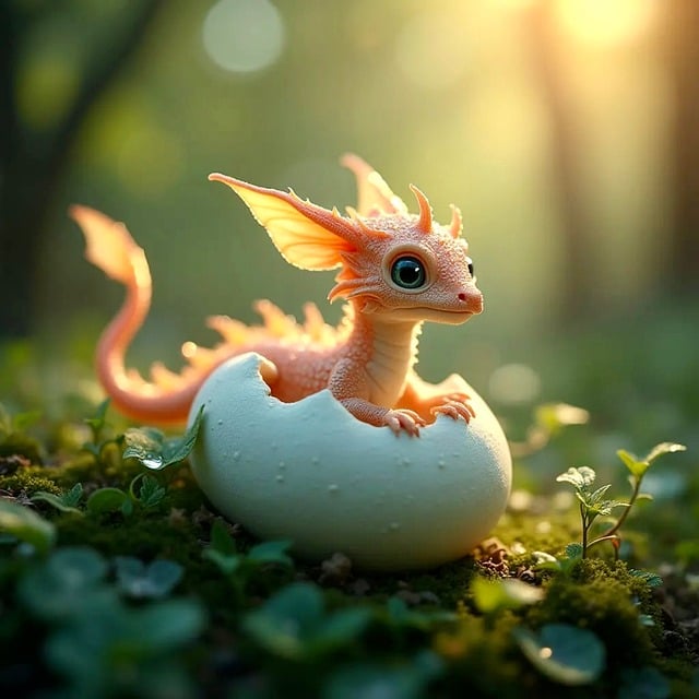 Free ai generated nature baby illustration