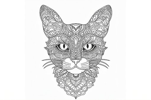 Free Cat Drawing illustration and picture