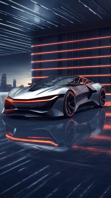 Free Ai Generated Sportscar illustration and picture