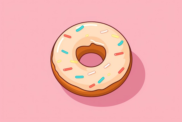 Free Ai Generated Donut illustration and picture