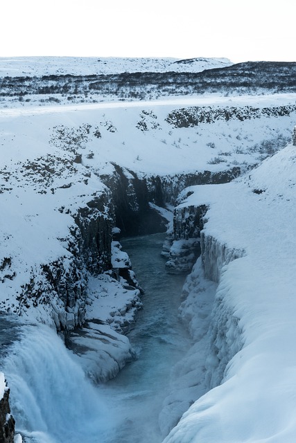 Zeegat, Ijsland, Natuur, Waterval