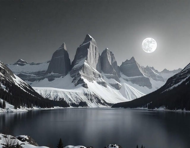 Free Mountains Snow illustration and picture
