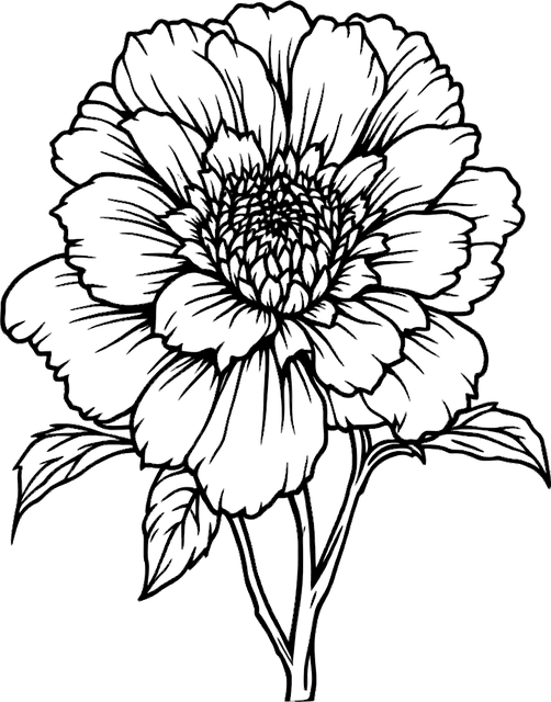 Free ai generated marigold flower vector