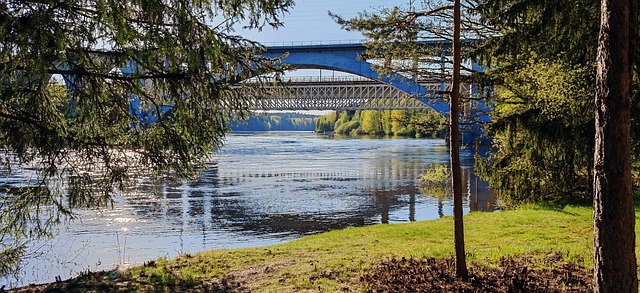 Free Bridge River photo and picture