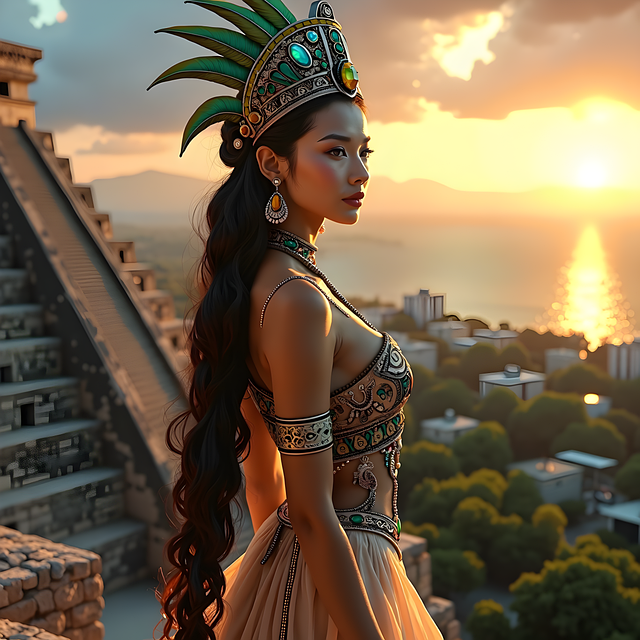 Aztekisk Prinsesse, Indfødt Skønhed
