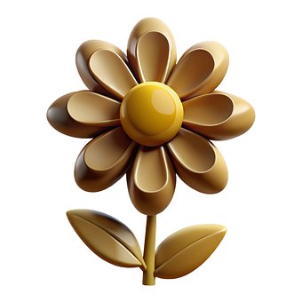 Blomst, Plante, 3D, Plast, Gave