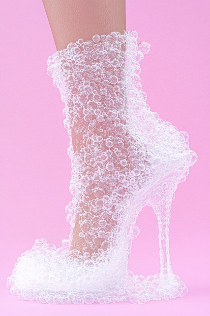 Free ai generated heels bubbles illustration