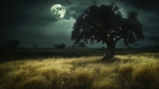 Mondscheinlandschaft, Unheimliche Nacht