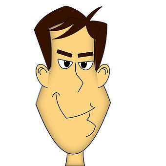 Free Man Cartoon illustration and picture