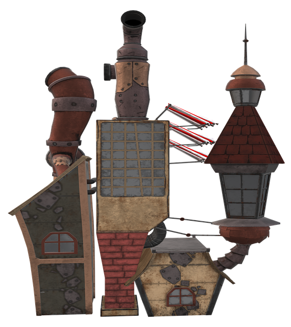 Free house building architecture illustration