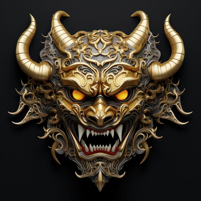 Free ai generated demon dragon illustration