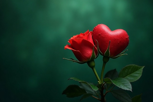 Free valentine's day roses flowers illustration