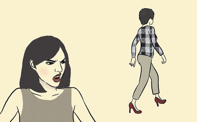 Free dispute women quarrel illustration