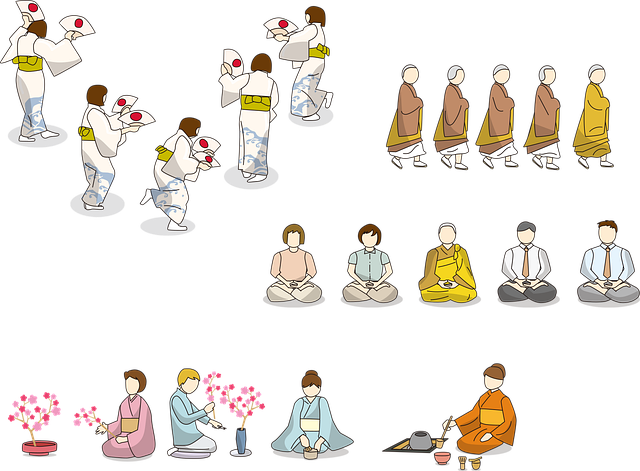 Japan, Mönch, Menschen