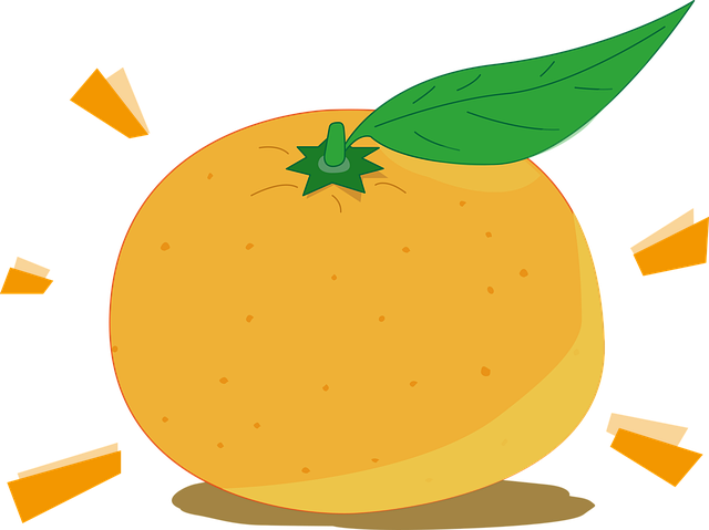 Free fruit mandarin orange japanese culture vector