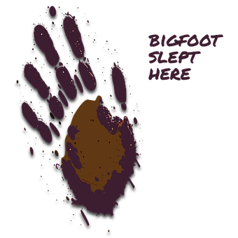Free Bigfoot Sasquatch illustration and picture